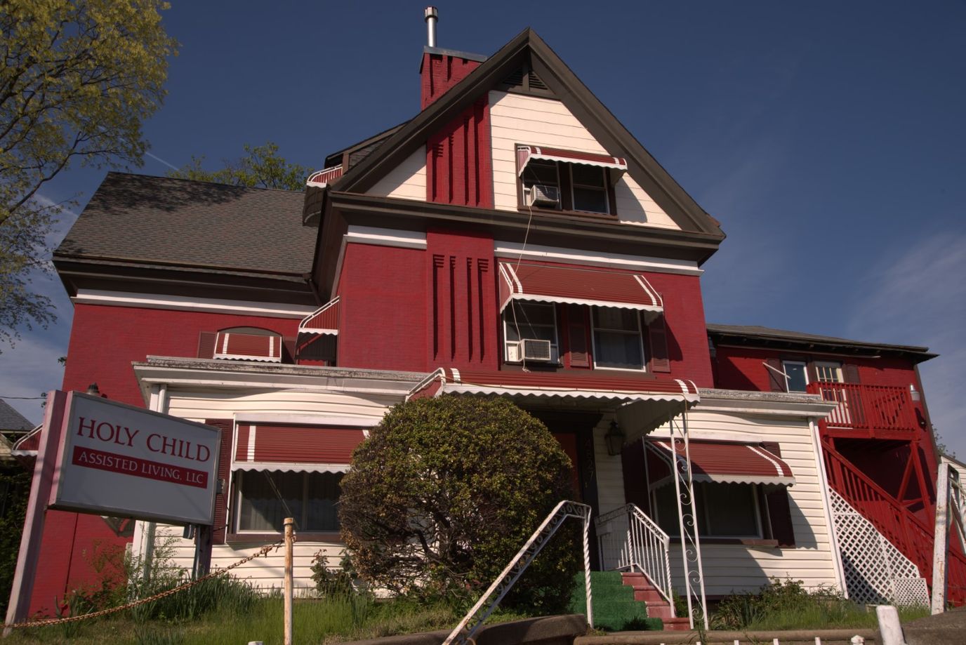 Exterior view of Holy Child Assisted Living facility