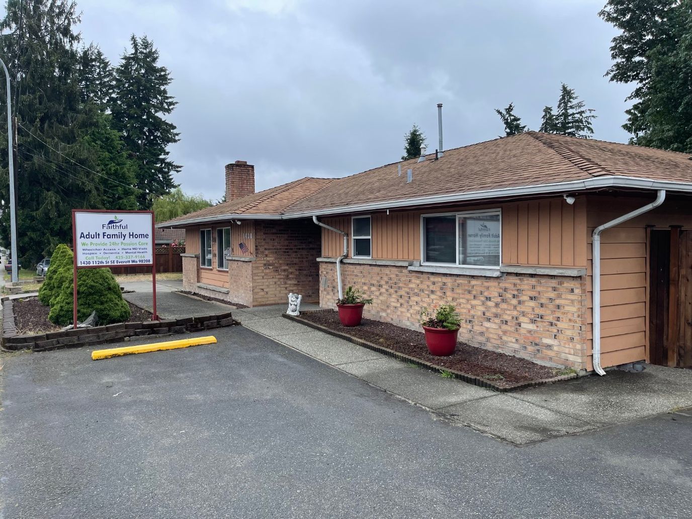Exterior view of the Adult Family Home facility