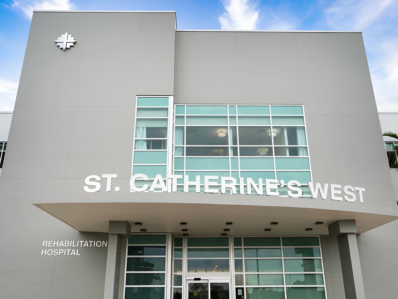 Exterior view of St. Catherine's West Rehabilitation Hospital