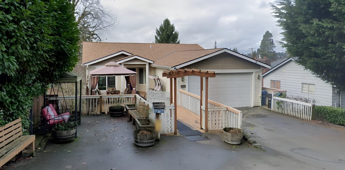 Exterior view of the West Seattle Adult Family Home