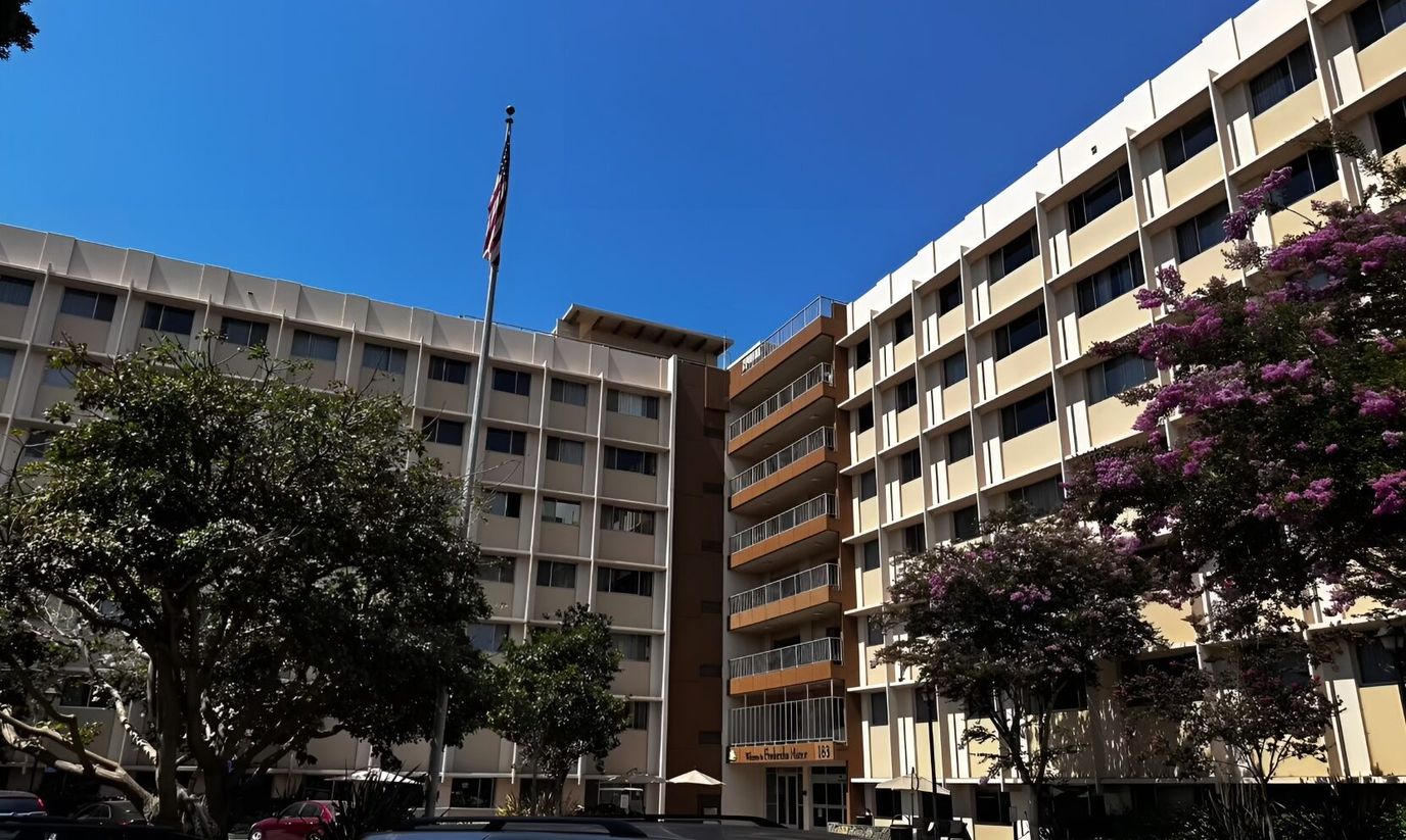 Exterior view of Fredericka Manor Retirement Community building