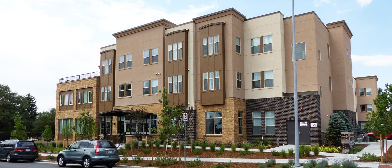 Exterior view of Nine Mile Station Senior Living facility
