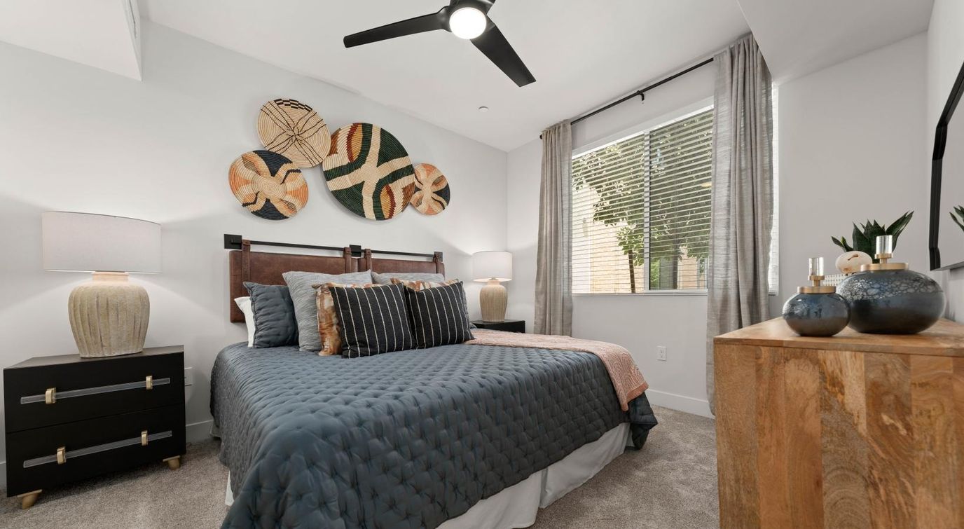 Cozy and well-decorated resident bedroom