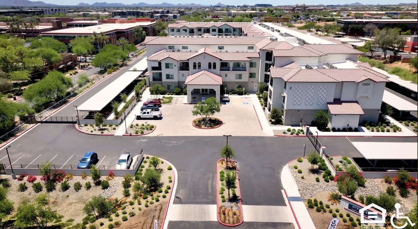 Aerial view of the Overture North Scottsdale facility