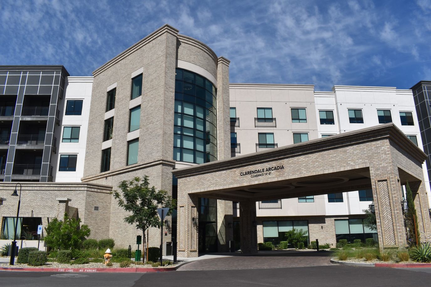 Exterior view of the Clarendale Arcadia facility