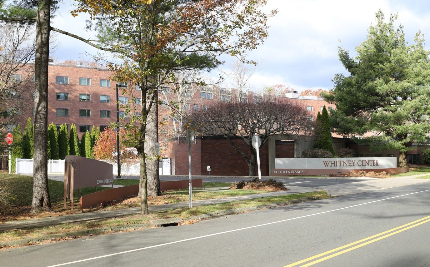 Exterior view of Whitney Center facility entrance