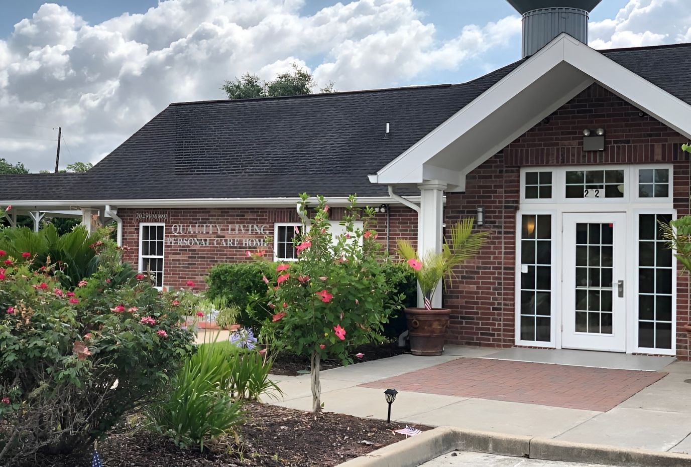 Exterior view of Quality Living Personal Care facility entrance