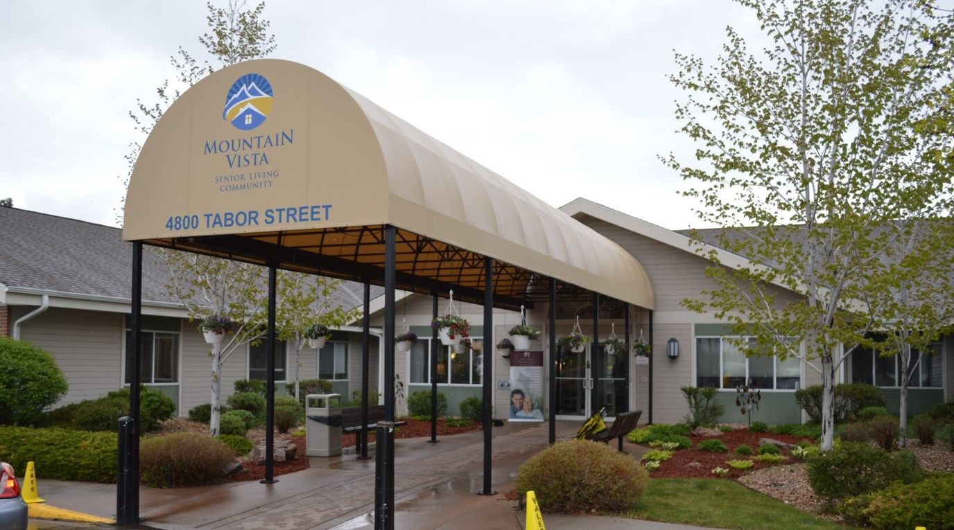 Entrance of Mountain Vista Senior Living Community
