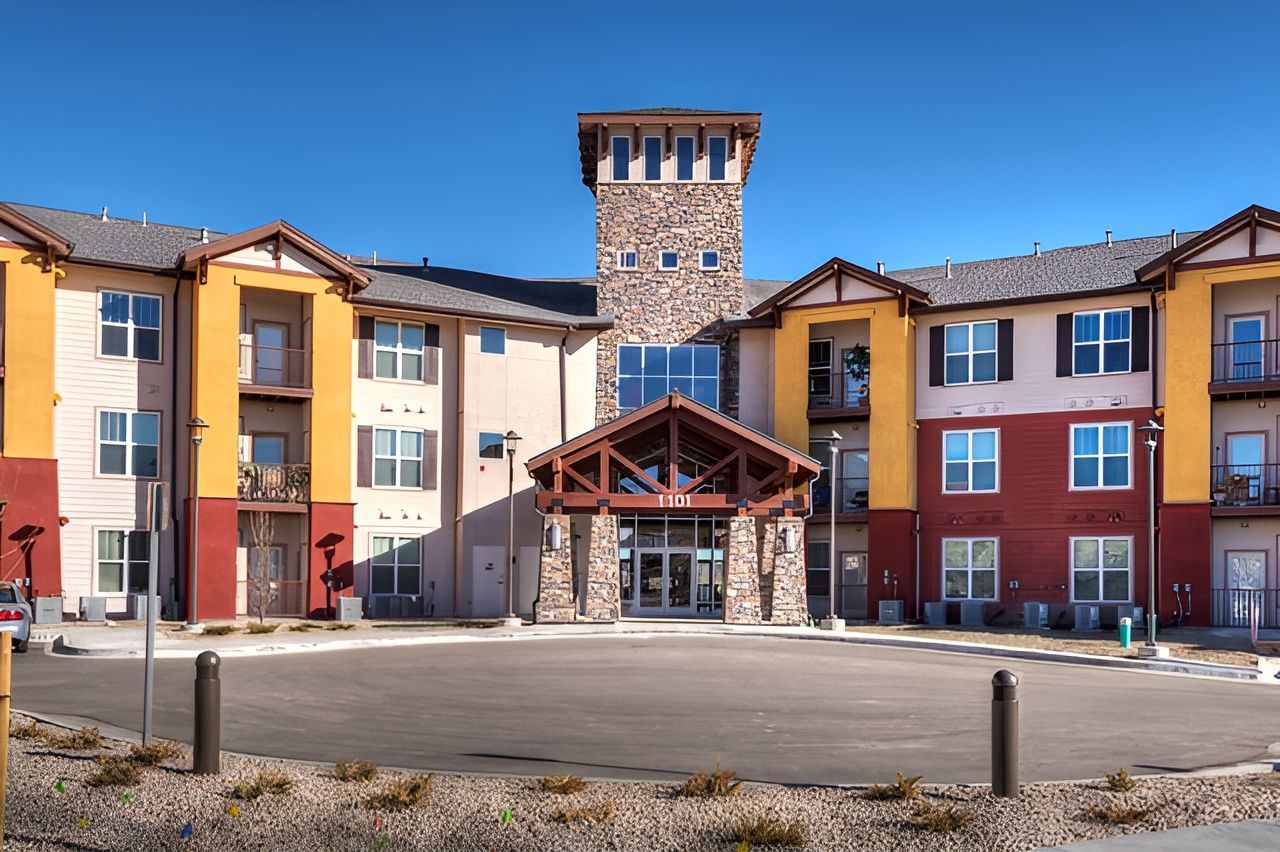 Exterior view of Auburn Ridge Senior Apartments