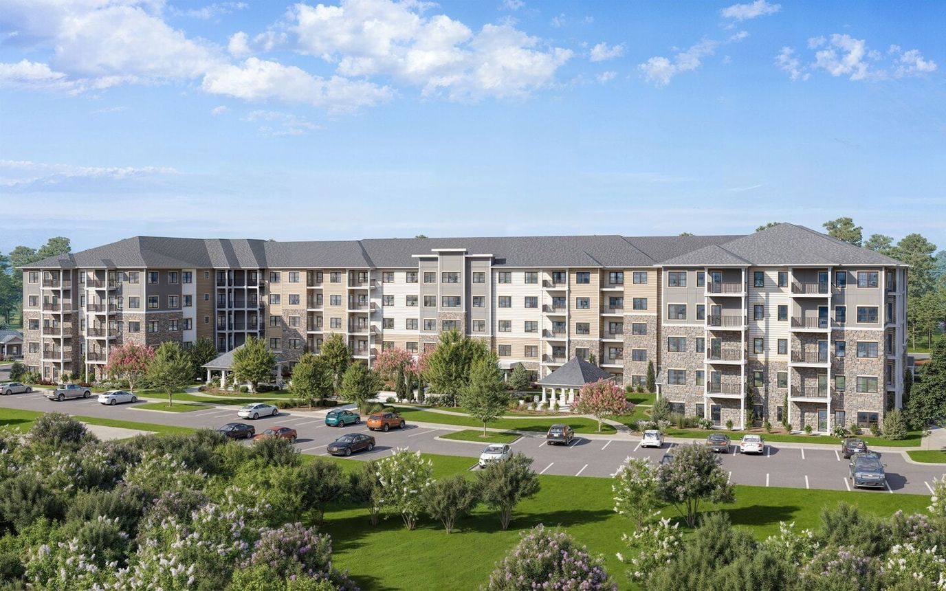 Aerial view of Shannon Reserve 55+ Apartments