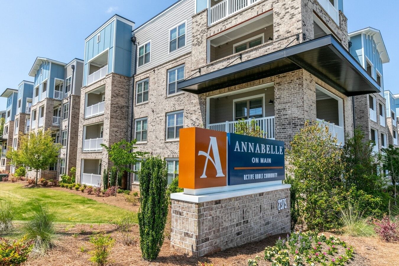 Exterior view of Annabelle on Main with signage