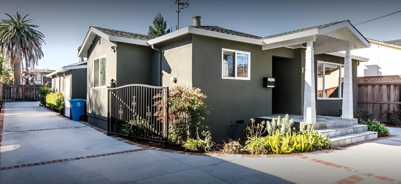 Exterior view of a nursing home facility