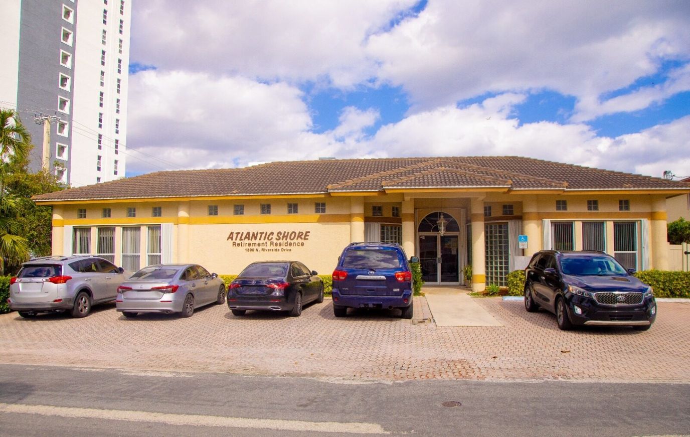 Exterior view of Atlantic Shores Retirement Residence