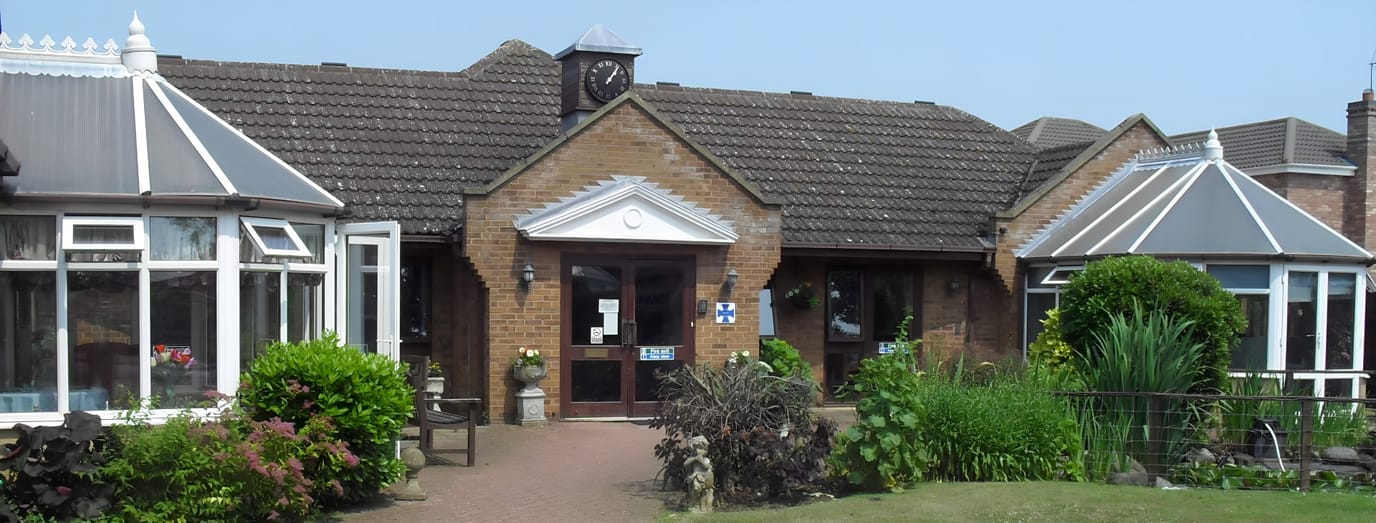 Exterior view of Cedar Court Care Home building