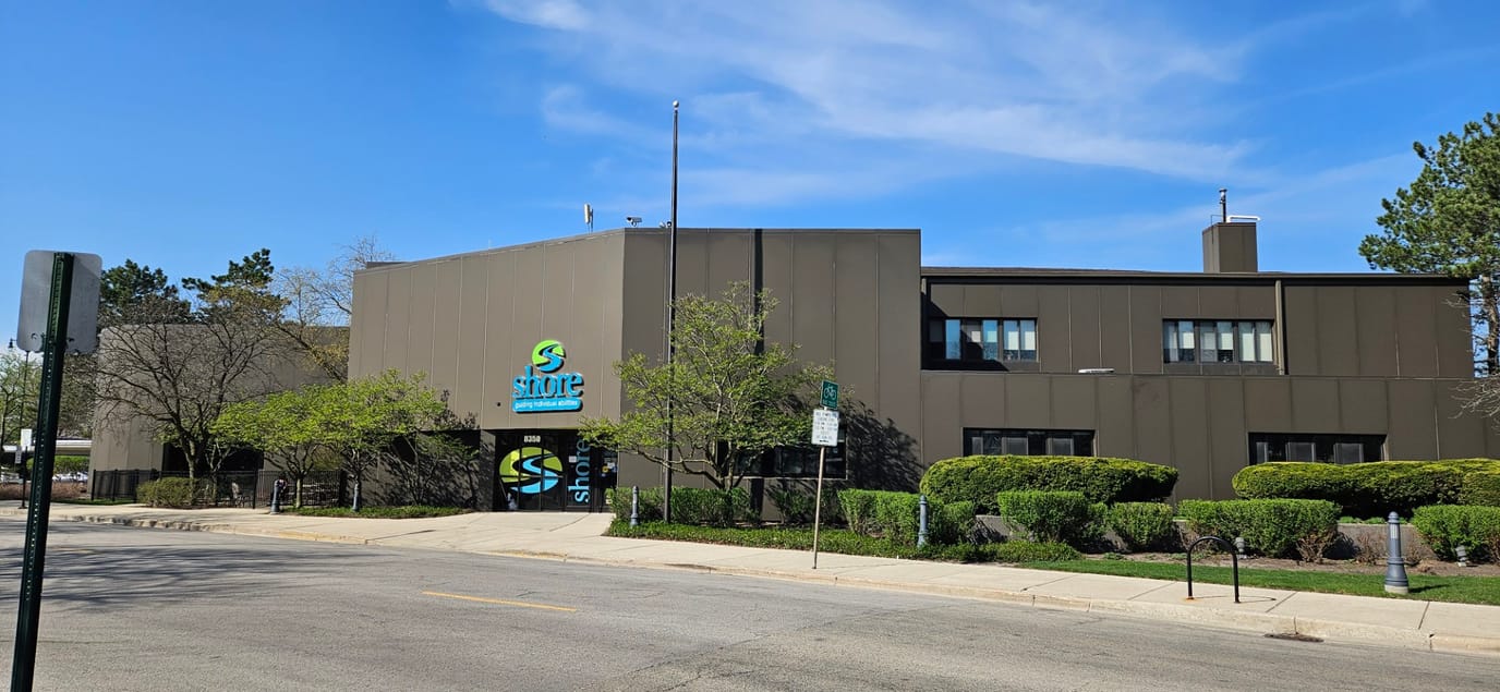 Exterior view of Shore Community Services building