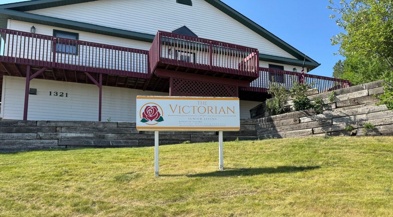 Exterior view of The Victorian assisted living facility