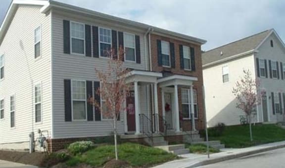Exterior view of a senior living building