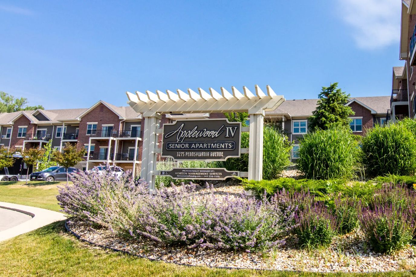 Exterior sign of Applewood IV Senior Apartments