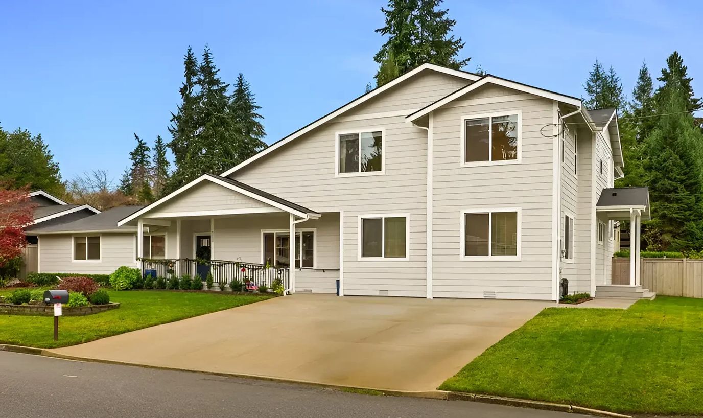 Exterior view of a modern assisted living facility