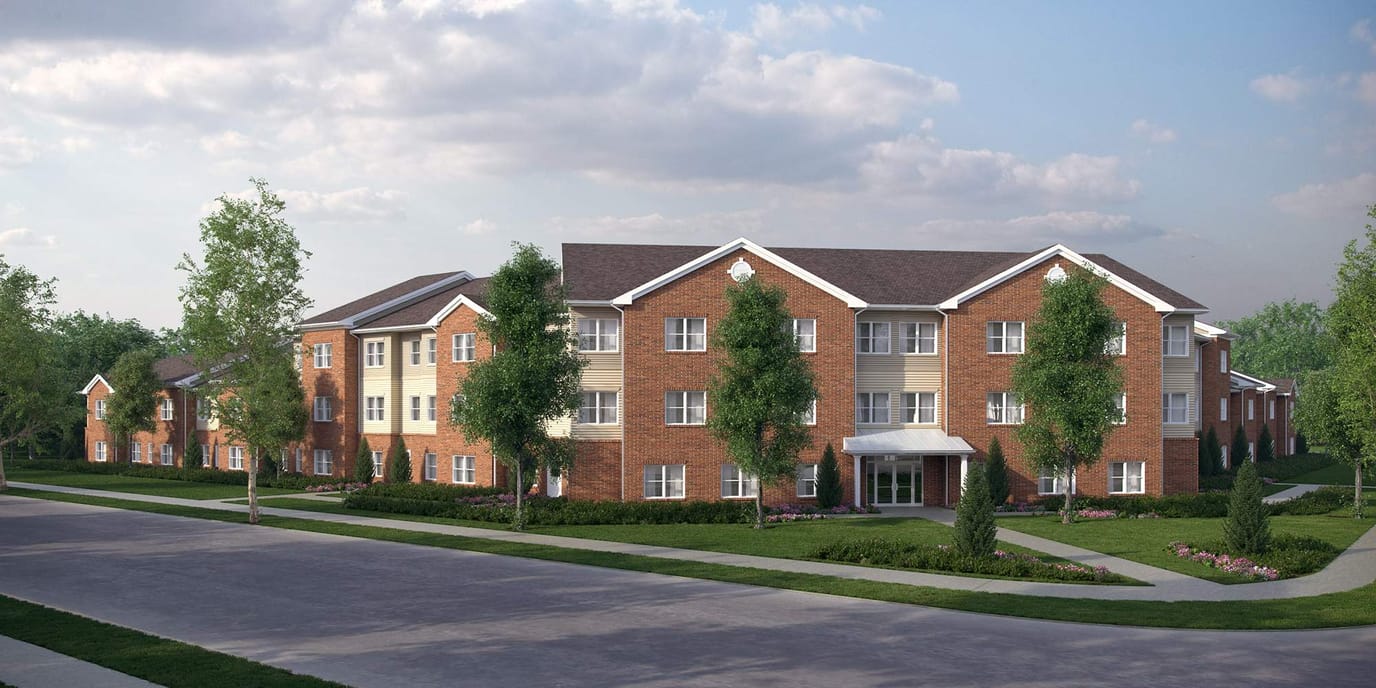 Exterior view of the Hamburg Senior Residence building
