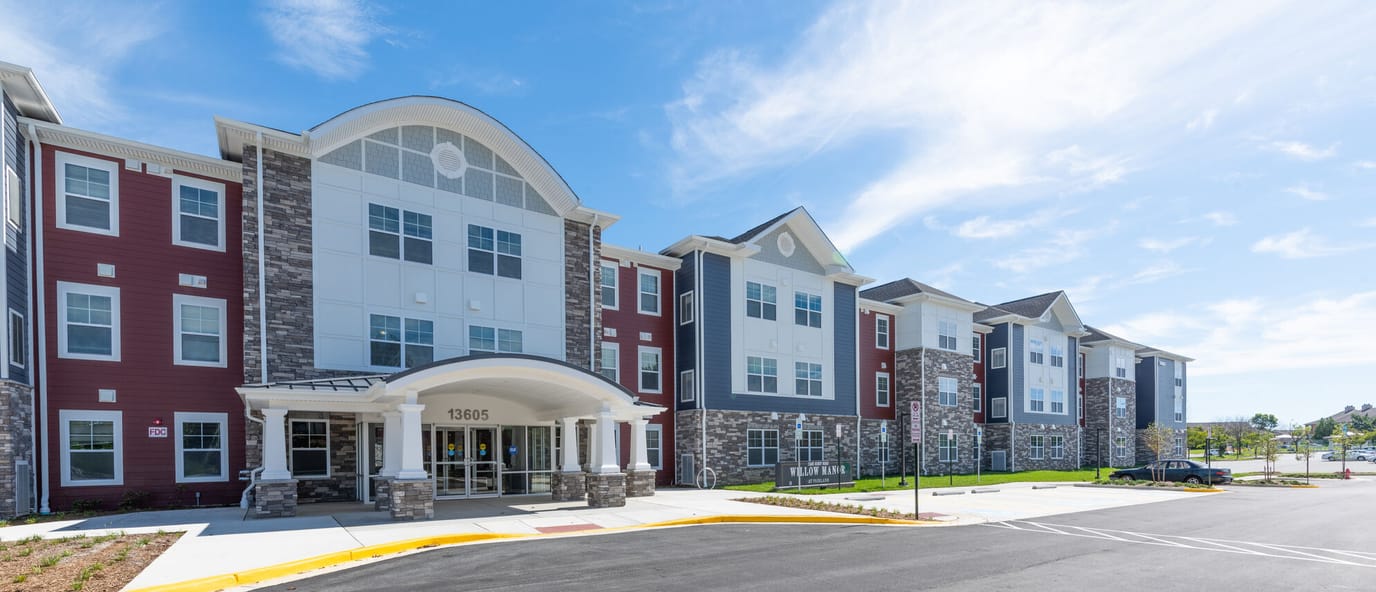 Exterior view of Willow Manor at Fairland