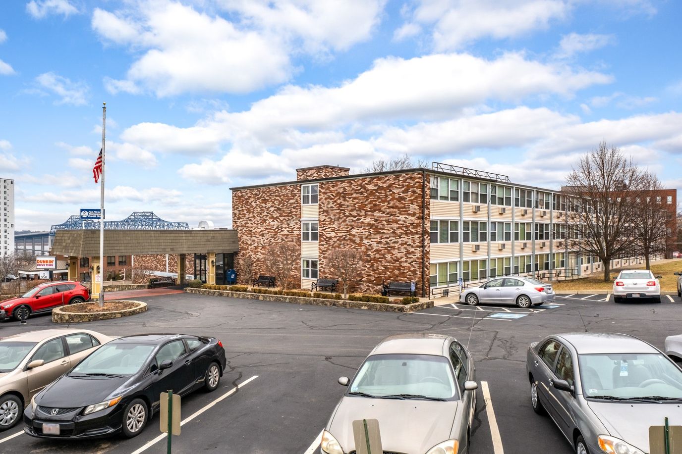Exterior view of River Falls Senior Living building