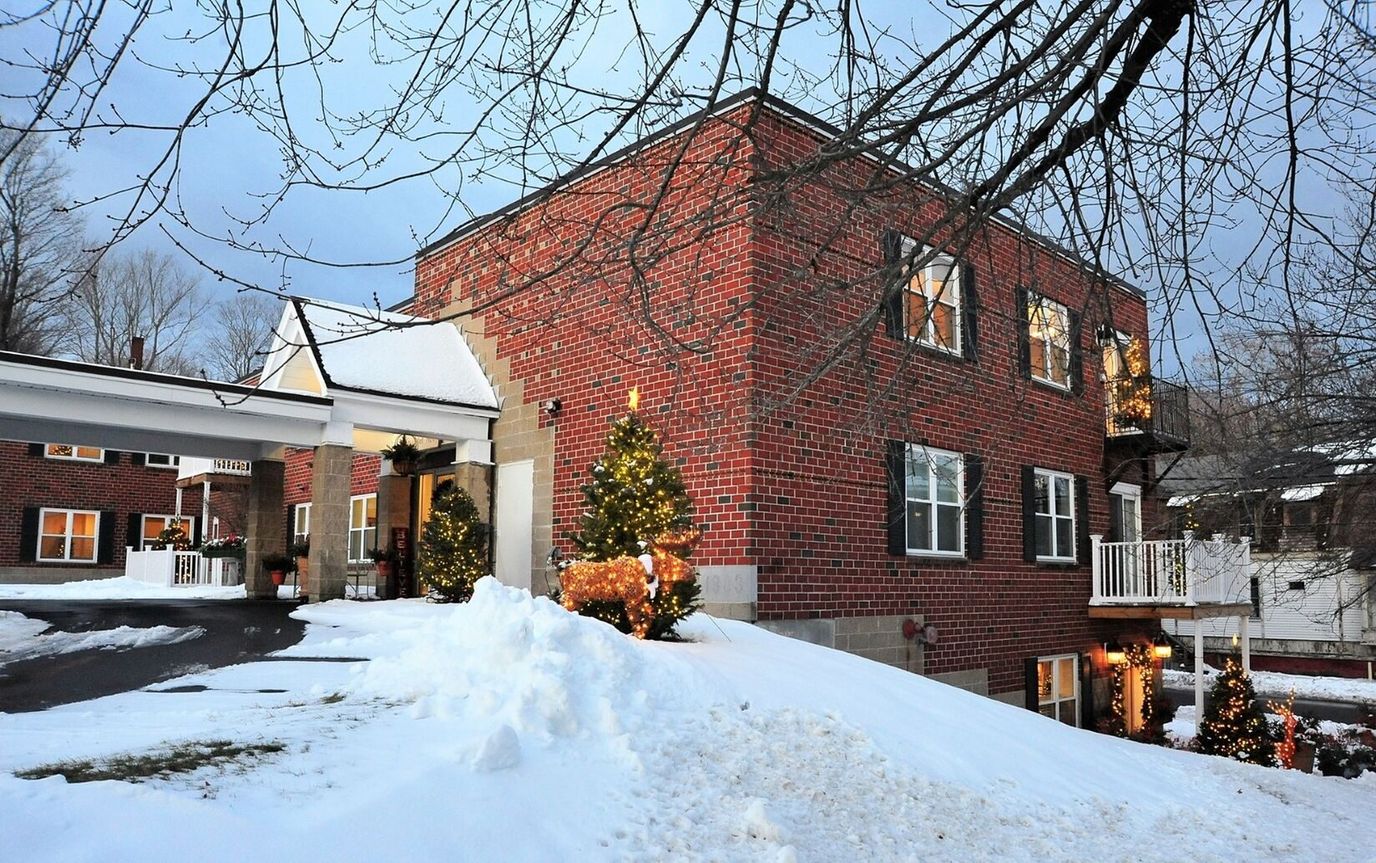 Exterior view of The McLellan building in winter