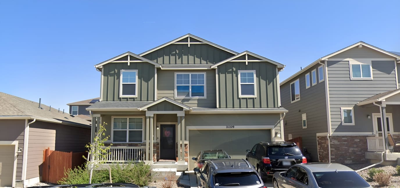 Front view of a residential-style building