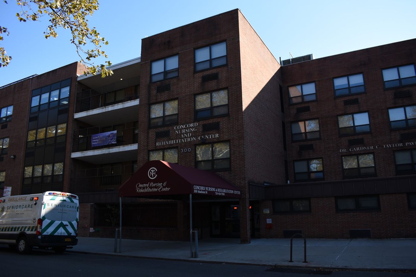 Exterior view of Concord Center for Nursing and Rehabilitation