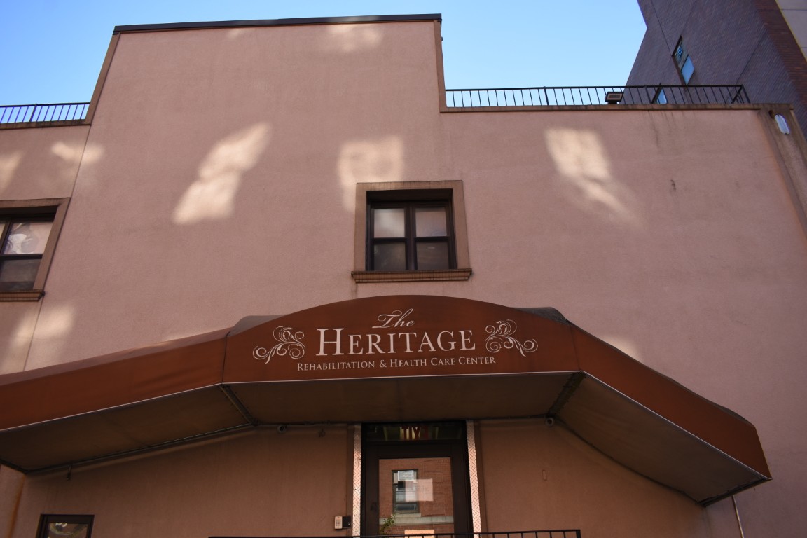 Exterior view of The Heritage Rehabilitation Center building.