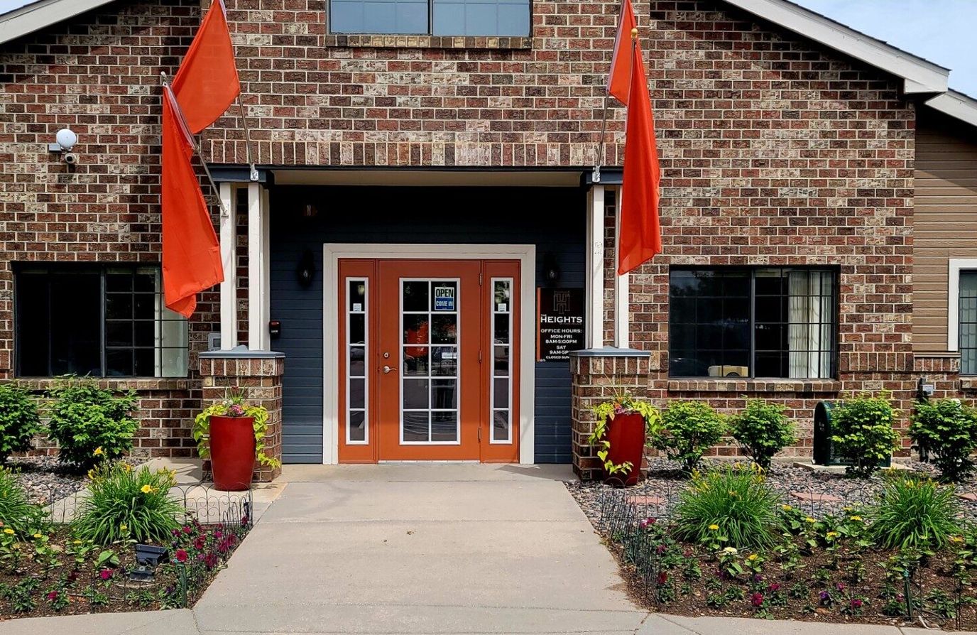 Exterior view of The Heights by Marston Lake entrance