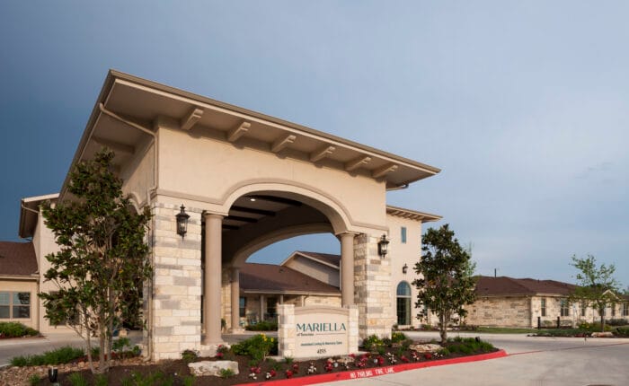 Hawthorn Court, nursing home in Paulding, OH — Senior living facility entrance with architectural details