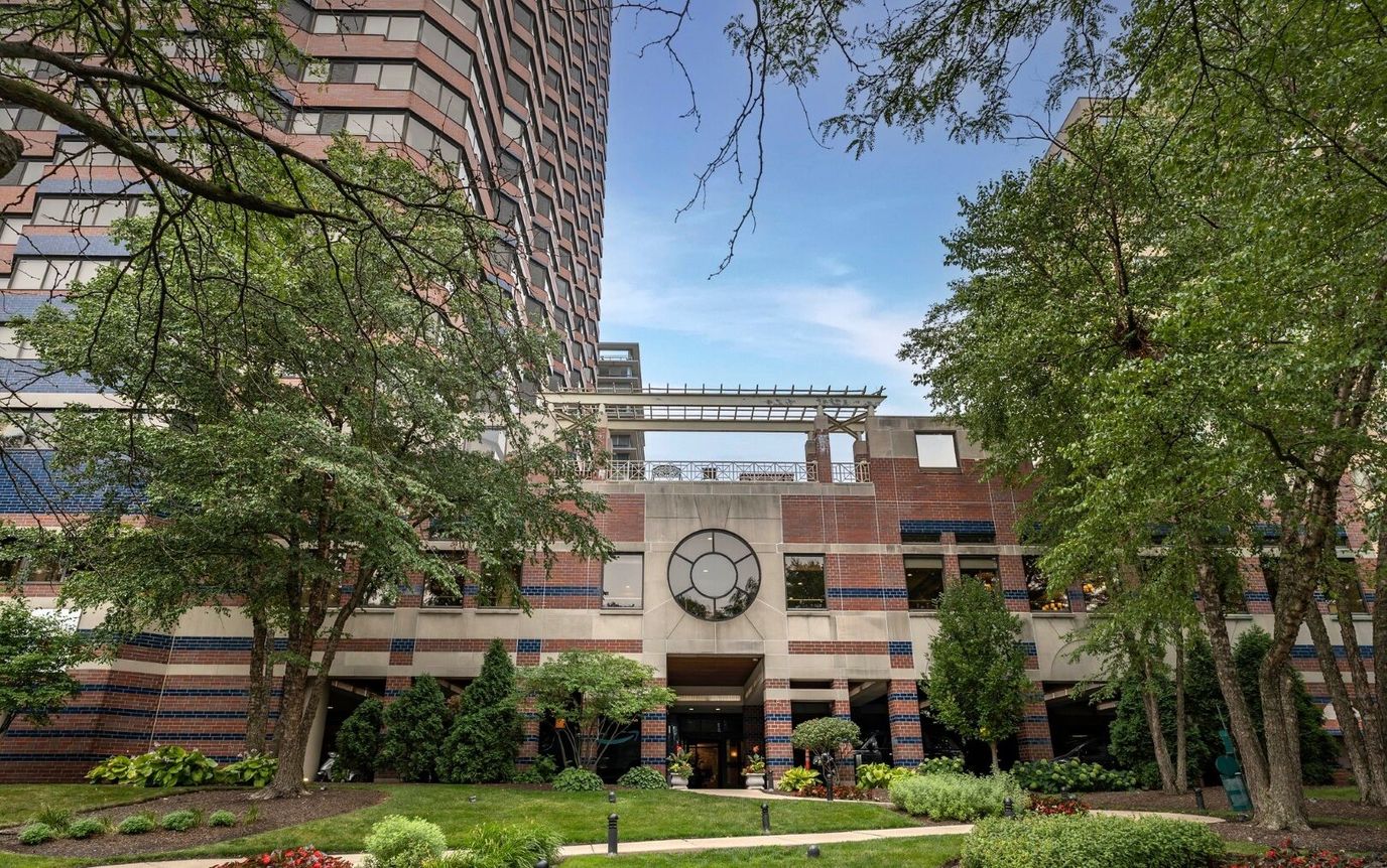 Exterior view of The Hallmark facility with landscaped gardens