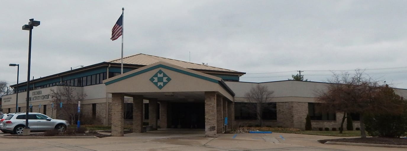 Front exterior view of the senior activity center