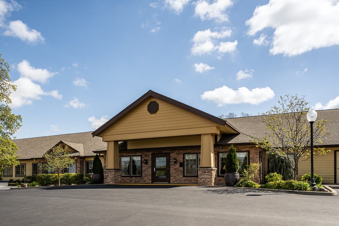 Exterior view of Sierra Ridge Memory Care facility