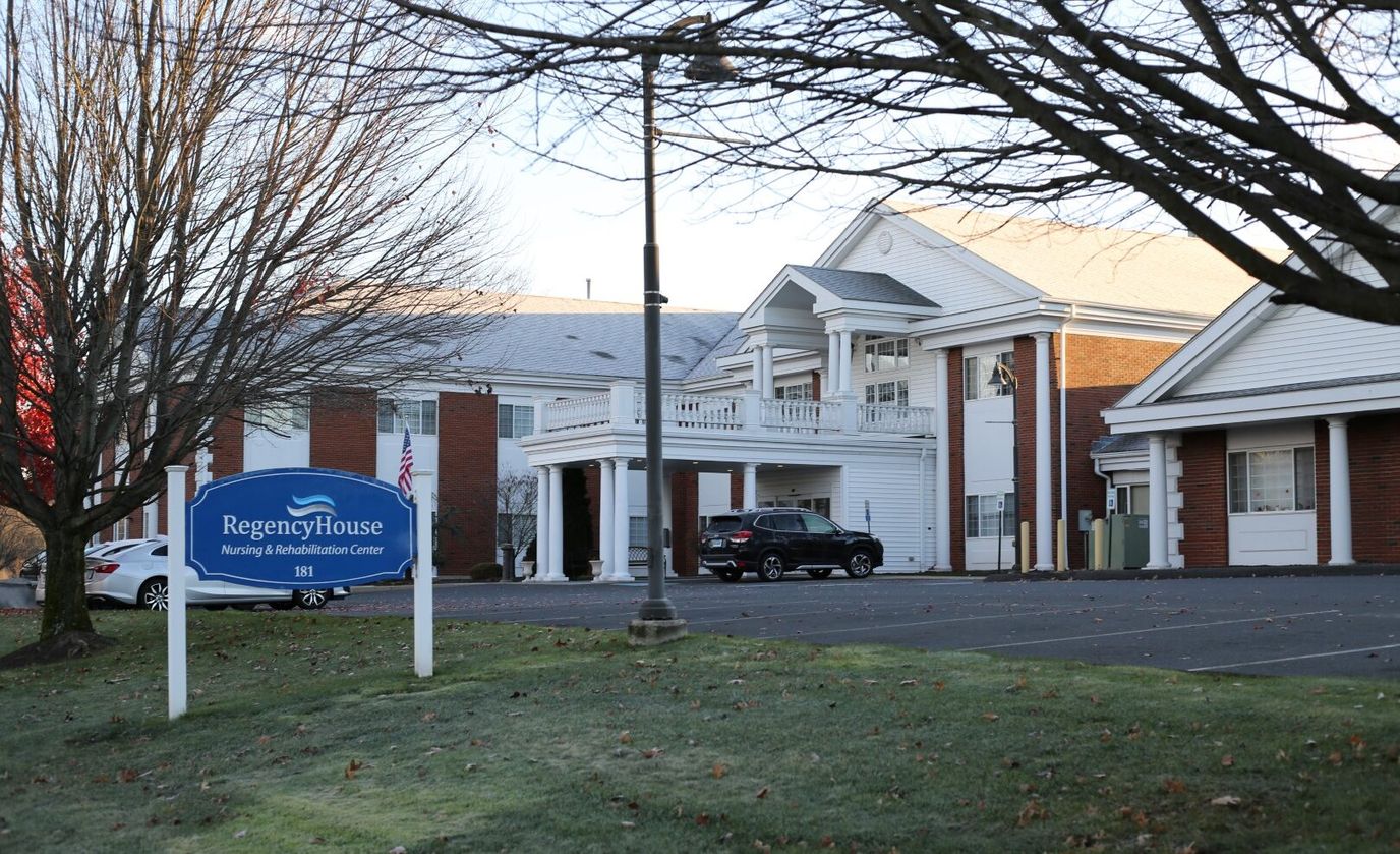 Exterior view of Regency House nursing facility