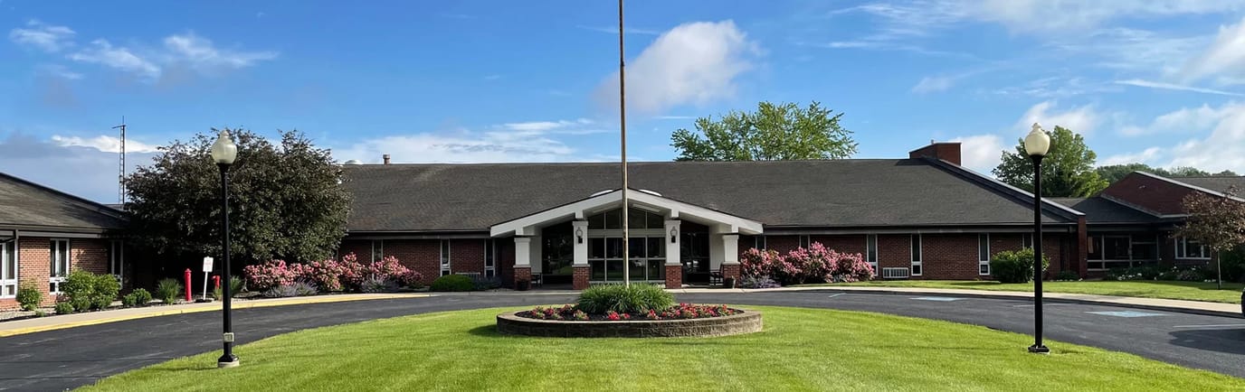 Front exterior view of Mulberry Health & Rehabilitation Center