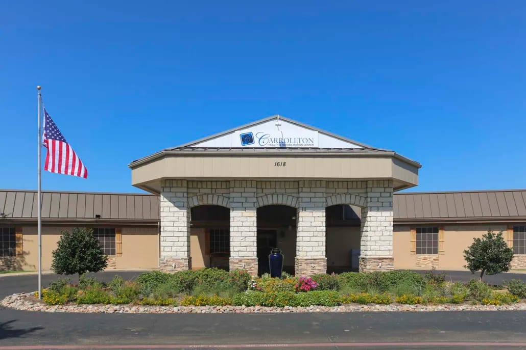 Exterior view of Carrollton Health & Rehabilitation Center