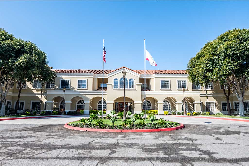 Exterior view of San Juan Hills Healthcare Center