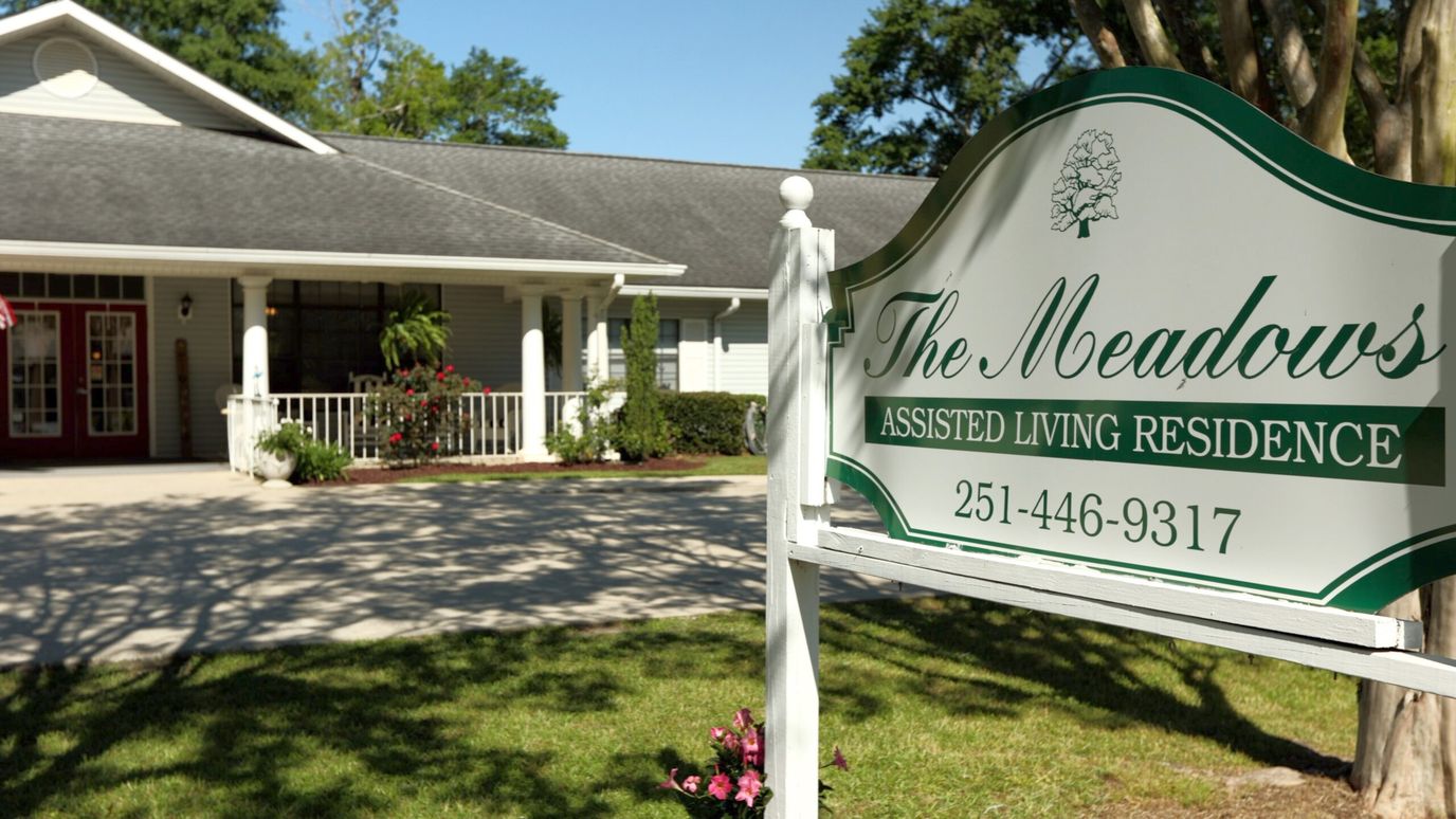 Exterior view of The Meadows Assisted Living Residence