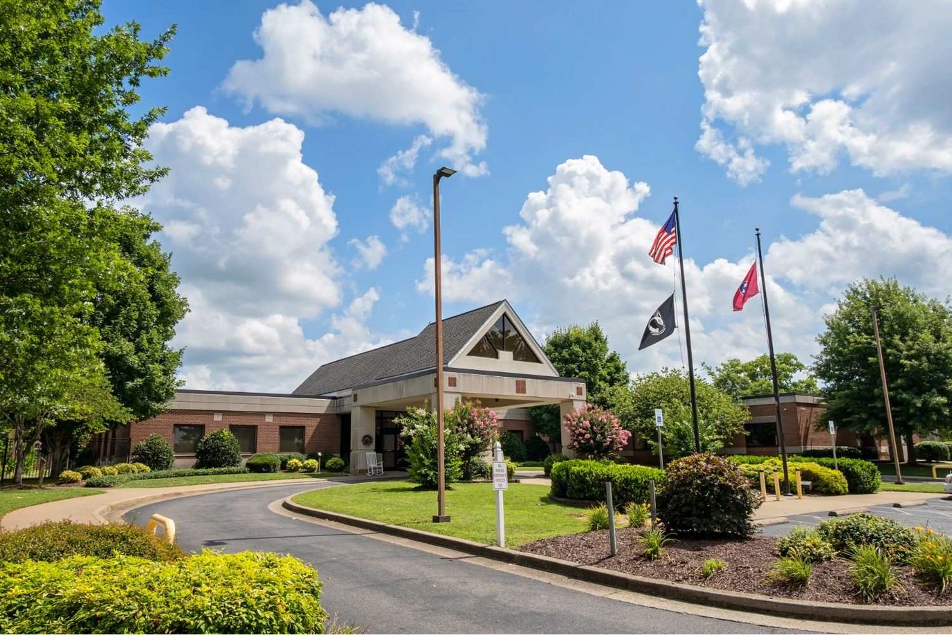 Exterior view of the TN State Veterans Home.