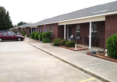 Exterior view of assisted living facility