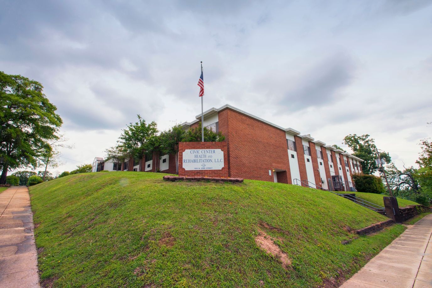 Exterior view of Civic Center Health and Rehabilitation
