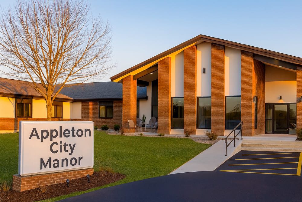 Exterior view of Appleton City Manor building