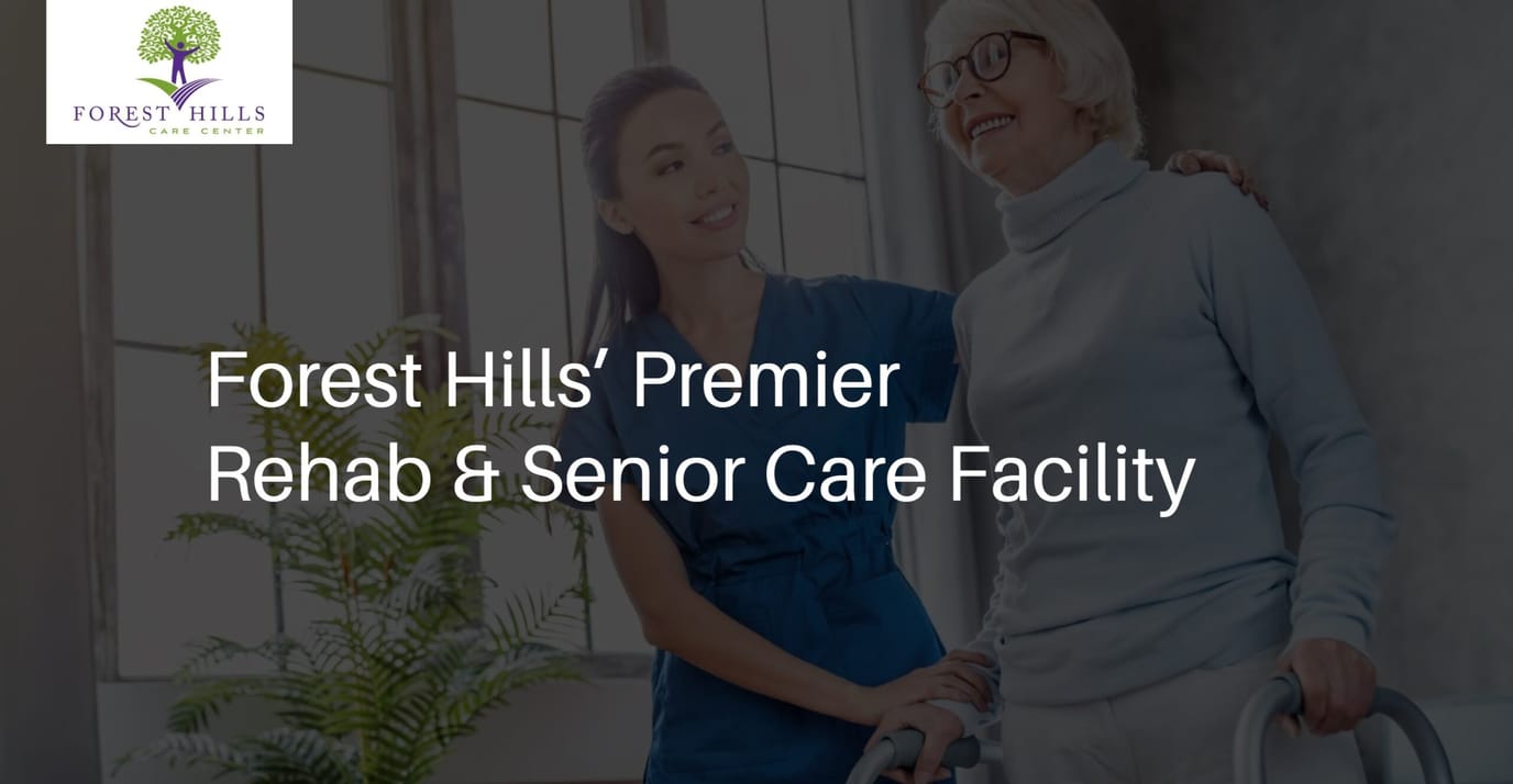 Staff assisting resident in a bright interior space