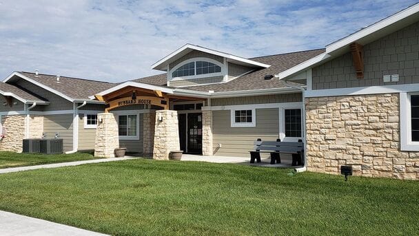 Exterior view of a senior living facility