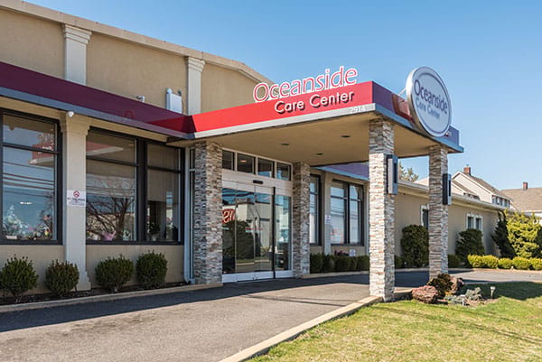 Front entrance of the Oceanside Care Center