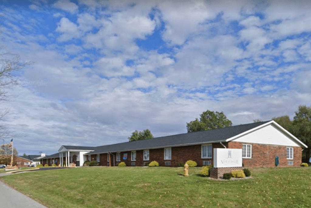 Exterior view of a senior living facility