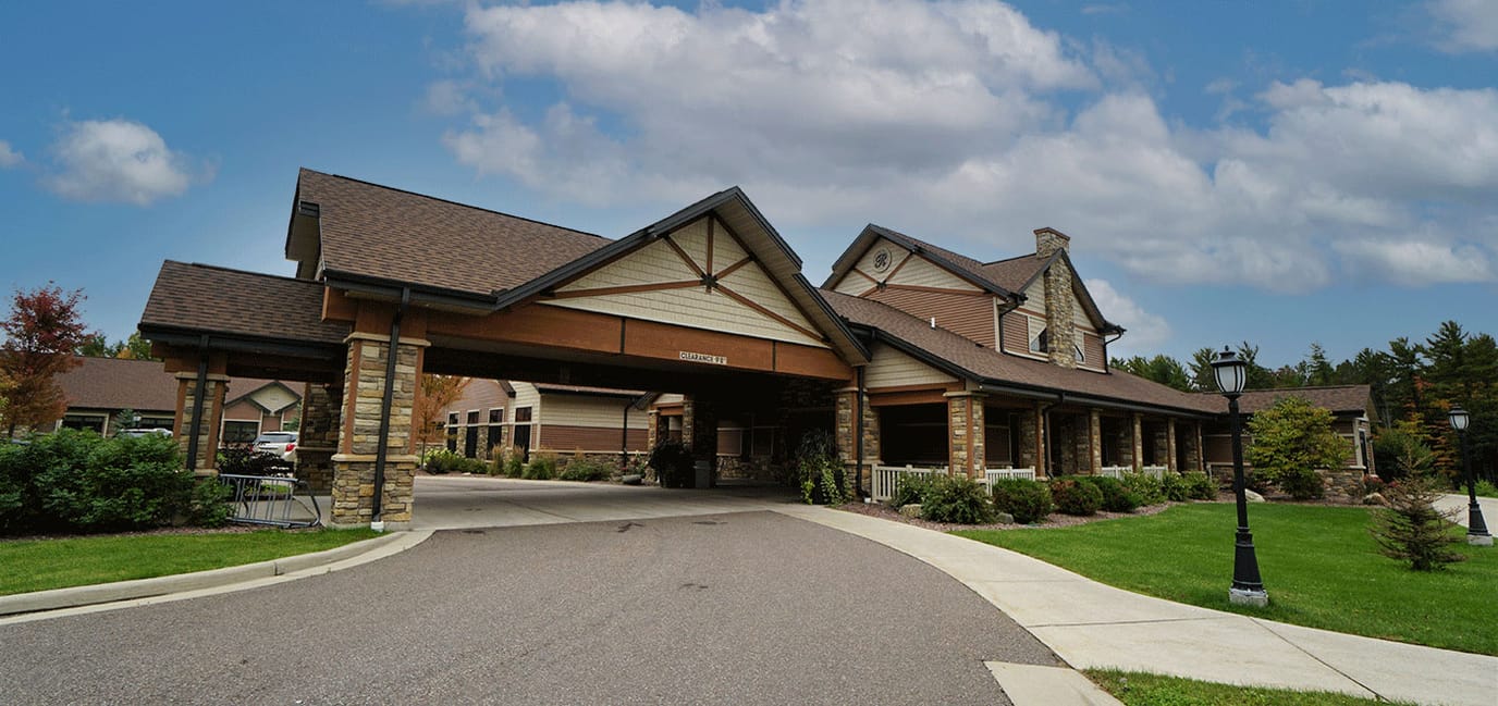 Exterior view of the Rennes Health and Rehab Center
