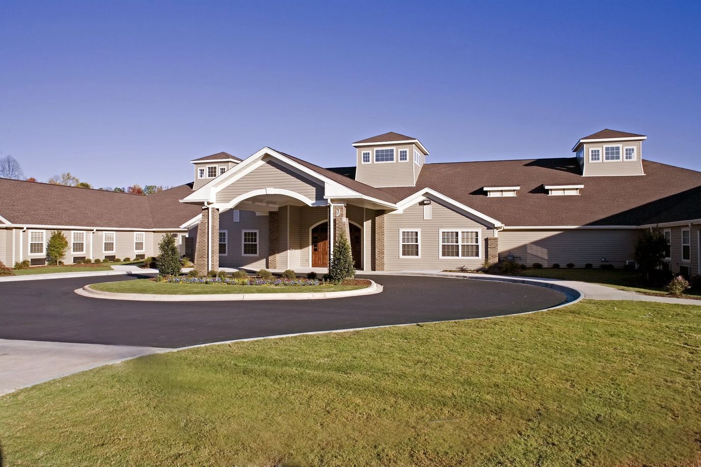 Exterior view of East Glen facility entrance